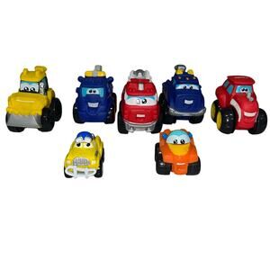Hasbro Tonka Lil' Chuck & Friends 2.5" And 4" Soft Rubber Vehicles